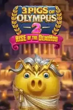 Jaquette de la machine à sous 3 Pigs of Olympus