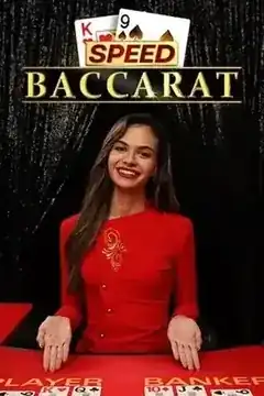 Jaquette de la table en direct Speed Baccarat